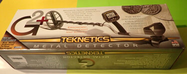 Teknetics G2+ Metal Detector w/ Stock 11" DD Coil