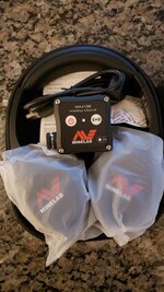 Want to trade new Minelab Equinox headphones and wireless module for Equinox 6" coil.