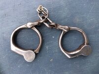 Antique handcuffs