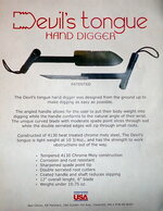 New Digging Tool:   The Devil's Tongue