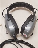 Waterproof Tony Eisenhower headphones for minelab equinox