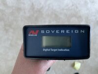 Minelab Sovereign DTI meter