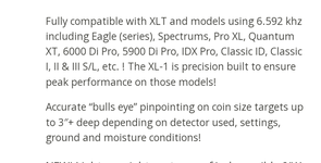 Sunray XL-1 probe for whites