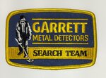 Garrett Vintage Search Team Patch