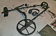 F/S Nokta Legend Metal Detector Pro Package with 6" & 11" DD Coils and 2 lower rods.