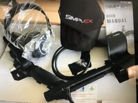 Nokta makro simplex + with wirless headphones NIB plus new steel sand scoop